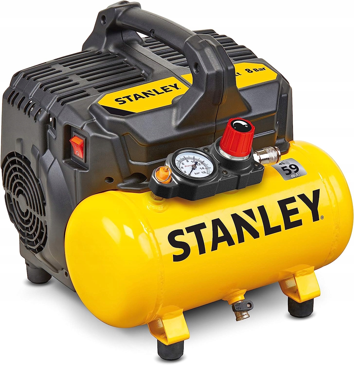 Bezolejový kompresor Stanley DST 100/8/6 6 l 8 bar